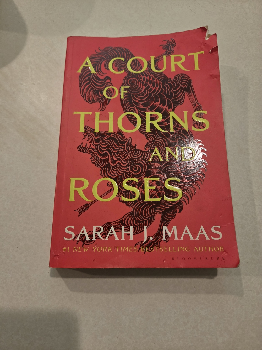 A Court of Thorns and Roses by Sarah J. Maas - Red Cover